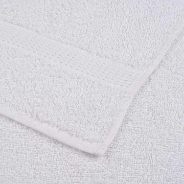 Prosoape pentru oaspeți 50 buc alb 30x50cm 360 g/m² 100% bumbac - Img 5