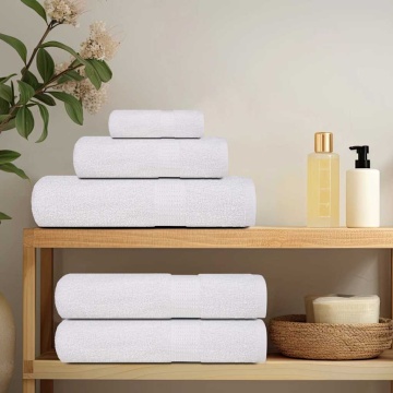Prosoape pentru saună 25 buc alb 80x200 cm 360 g/m² 100% bumbac - Img 3