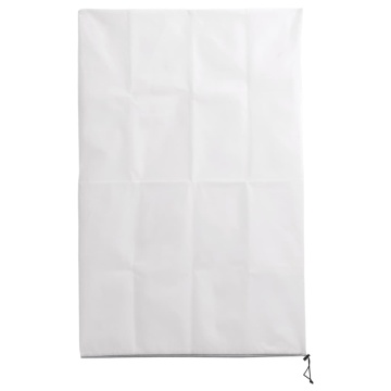 Protecție de fleece plante cu fermoar, 2 buc, 70 g/m², 1x1,55 m - Img 3