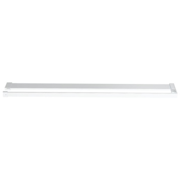 Raft de duș pentru perete cabină de duș, crom, 90 cm, aluminiu - Img 3