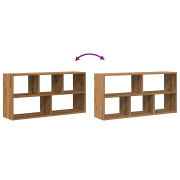 Raft de perete, lemn artizanal, 100x25x50 cm, lemn prelucrat - Img 6