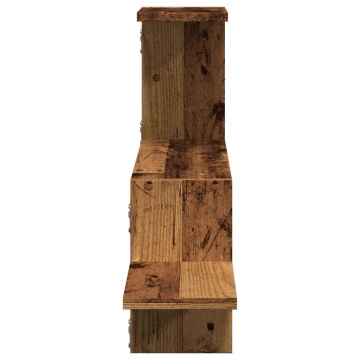 Raft de perete, lemn vechi, 104x15x49 cm, lemn prelucrat - Img 8