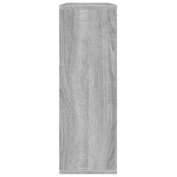 Raft de perete, sonoma gri, 104x20x58,5 cm, lemn compozit - Img 4
