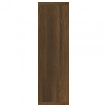Raft de perete, stejar maro, 85x16x52,5 cm, lemn compozit - Img 5