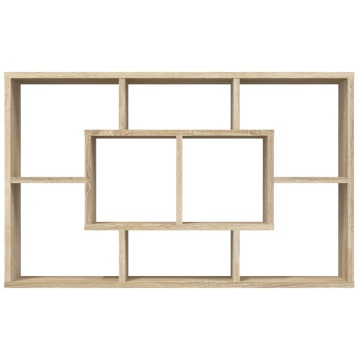 Raft de perete, stejar Sonoma, 85x16x52,5 cm, lemn prelucrat - Img 7