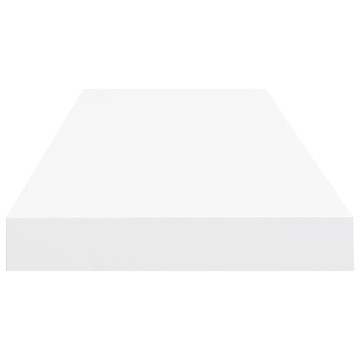 Raft de perete suspendat, alb, 80x23,5x3,8 cm, MDF - Img 7