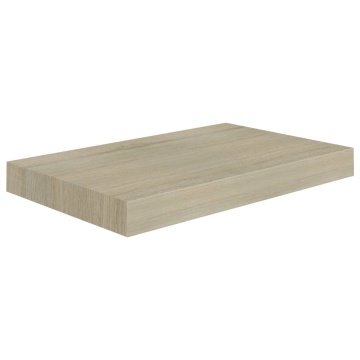 Raft de perete suspendat, stejar, 40x23x3,8 cm, MDF - Img 2