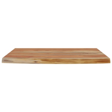 Raft perete 50x30x3,8 cm dreptunghiular lemn acacia margine vie - Img 4