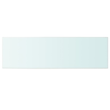 Rafturi, 2 buc., 100 x 30 cm, panouri sticlă transparentă - Img 3
