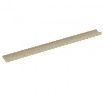 Rafturi de perete, 4 buc., stejar sonoma, 100x9x3 cm - Img 4