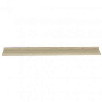 Rafturi de perete, 4 buc., stejar sonoma, 100x9x3 cm - Img 5