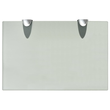 Rafturi suspendate, 2 buc., 30 x 20 cm, sticlă, 8 mm - Img 4