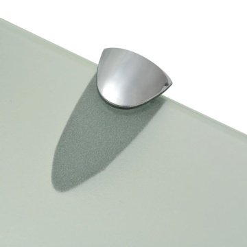 Rafturi suspendate, 2 buc., 40 x 20 cm, sticlă, 8 mm - Img 5