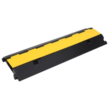 Rampă de protecție cabluri, 2 canale, 100 cm, cauciuc - Img 1