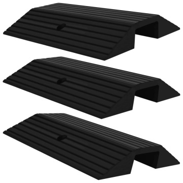Rampe tip prag pod, 3 buc., 49x40x8 cm, cauciuc - Img 1