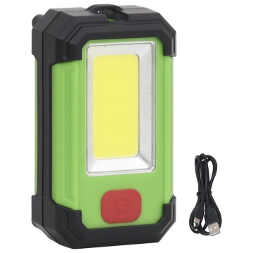 Reflector portabil cu LED și energie solară, 7 W, alb rece - Img 3