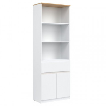 REMI Raft cu două uși 2D1S WHITE/ OAK EVOKE - Img 5