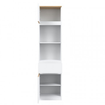 REMI Raft cu două uși L/P 2D1S WHITE/ OAK EVOKE - Img 3