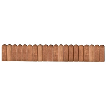 Rolă de bordură, maro, 120 cm, lemn de pin tratat - Img 1
