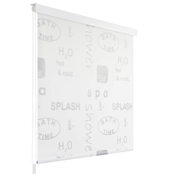 Roletă perdea de duș 120x240 cm Imprimeu Splash - Img 1