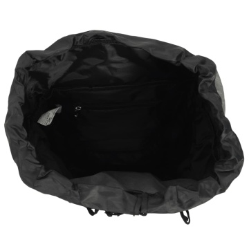 Rucsac de drumeție, gri, 60 L, țesătură oxford - Img 6