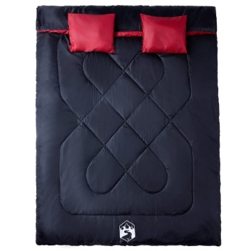 Sac de dormit dublu cu perne de camping, adulți, 3-4 anotimpuri - Img 2