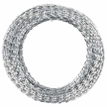 Sârmă ghimpată BTO-22 Concertina cu lame, 100 m oțel galvanizat - Img 1
