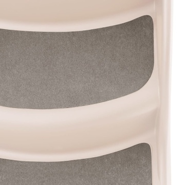 Scări pliabile pentru câini în 3 trepte crem 50x38x38cm plastic - Img 7
