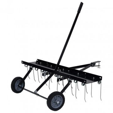 Scarificator pentru mașină de tuns iarbă ride-on, 100 cm - Img 2