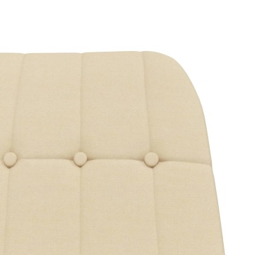 Scaun balansoar, crem, material textil - Img 5