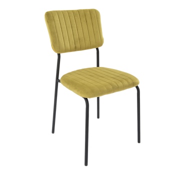 Scaun Bucatarie Tapitat S-211, Stofa, Fistic - Img 1