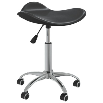Scaun de salon spa, negru, piele ecologică - Img 1