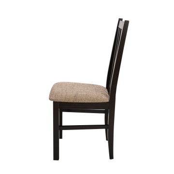 Scaun din lemn masiv de fag tapitat cu stofa s-38 boss10 w2, wenge - Img 3