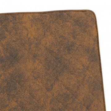 Scaun tip consolă, maro, material textil - Img 5