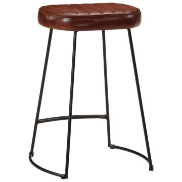 Scaune de bar, 2 buc., maro închis, 41x29x62 cm - Img 8