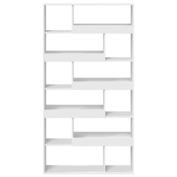 Separator de cameră, alb, 100x33x187,5 cm, lemn prelucrat - Img 4