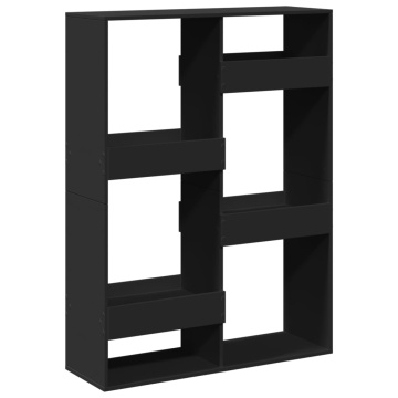 Separator de cameră, negru, 100x33x135 cm, lemn prelucrat - Img 2