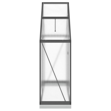 Sere cu cadru de bază, antracit, 169x58x202 cm, aluminiu - Img 4