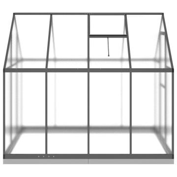 Sere cu cadru de bază, antracit, 224x169x202 cm, aluminiu - Img 4