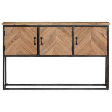 Servantă, 120 x 30 x 75 cm, lemn masiv de acacia - Img 2