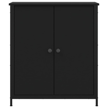 Servantă, negru, 70x30x80 cm, lemn prelucrat - Img 5