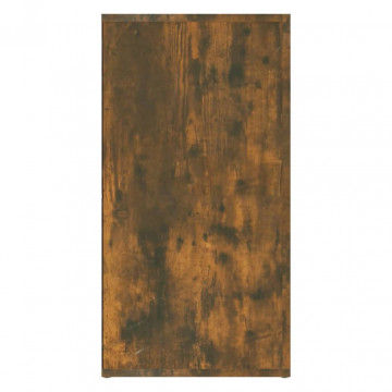 Servantă, stejar fumuriu, 120x36x69 cm, lemn compozit - Img 5