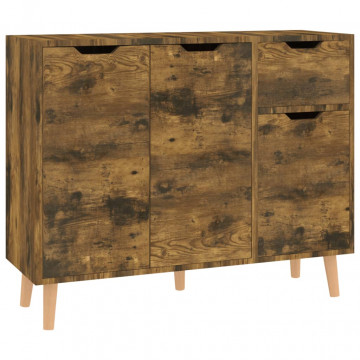 Servantă, stejar somona, 90x30x72 cm, PAL - Img 2
