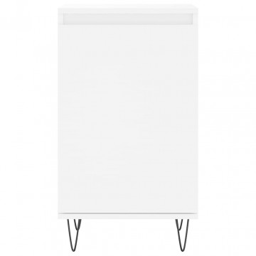 Servante, 2 buc., alb, 40x35x70 cm, lemn prelucrat - Img 5