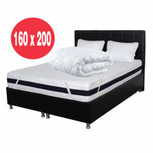Set Avantaj Saltea Memory Foam PARIS 160x200x23 plus 2 perne 50x70 plus Husa hipoalergenica plus Pilota microfibra iarna 180x200 - Img 2