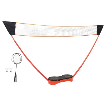 Set badminton 2 rachete/plasă/cutie de depozitare 292x30x152 cm - Img 1