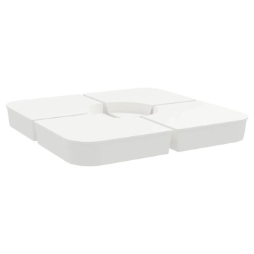 Set bază de umbrelă soare 4 piese pentru suport cruce 100 kg PP - Img 2