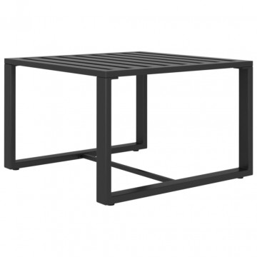 Set canapele de grădină cu perne, 3 piese, antracit, aluminiu - Img 6