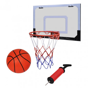 Set coș de baschet indoor cu minge și pompă - Img 1