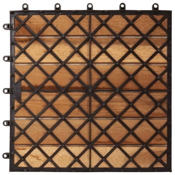Set de 10 plăci din acacia 30 x 30 cm, model vertical - Img 10